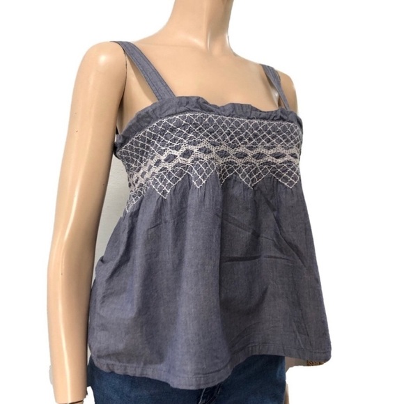 CURRENT/ELLIOTT
Square Neckline Sleeveless Crop Top - Picture 16 of 16